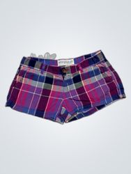 Aeropostale Plaid Stretch Cotton Shorts