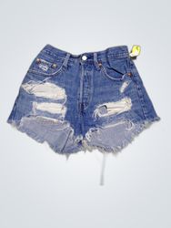 Levi's 501 Distressed Denim Shorts