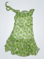 Paper Doll Floral Ruffle Mini Dress