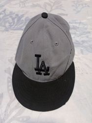New Era Los Angeles Dodgers Baseball Cap Grey/Blac..