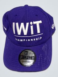 New Era 9Forty Adjustable Purple Cap with IWIT Cha..