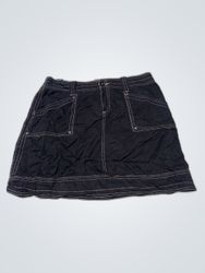 Boden Black Cargo Mini Skirt