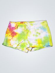 Wallflower Tie-Dye Cotton Shorts