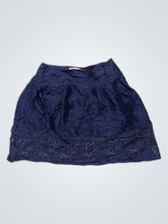 Blue Embellished Skirt