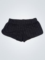 No Boundaries Black Lace Mini Shorts
