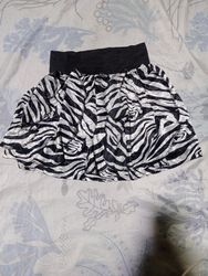 Zebra Print Skirt