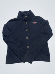 Hollister Navy Cardigan