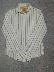 Hollister Striped Button-Up Shirt