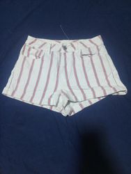 PacSun Striped Denim Shorts