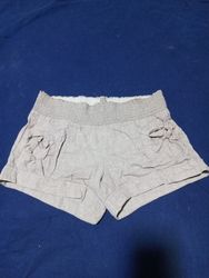 Jolie Beige Linen Mini Shorts