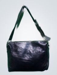 Black Leather Shoulder Bag