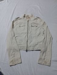 Hollister Beige Zip-Up Jacket