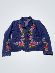 Embroidered Denim Jacket