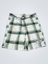 Hollister Plaid Swim Trunks