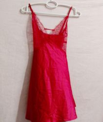 Victoria's Secret Red Lace Slip Dress