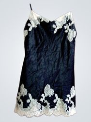 Victoria's Secret Black Lace Slip Dress
