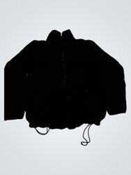 Black Synthetic Fleece Shirt