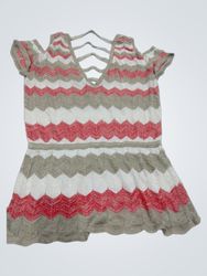 Bebe Knit Cold Shoulder Top
