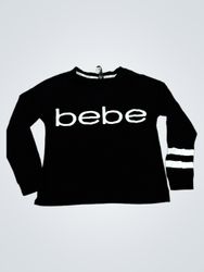 Bebe Long Sleeve Crewneck Top