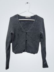 Abercrombie & Fitch Gray Cardigan