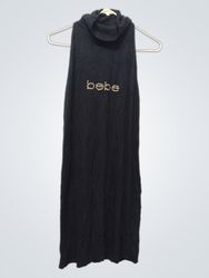 Bebe Ärmelloses Rollkragen-Maxikleid