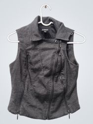 Bebe ärmellose Zip-Up Weste