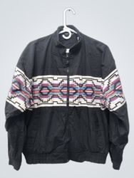 Roper Jacket with Geometric Pattern