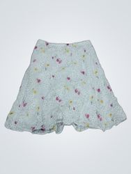 Christopher & Banks Saia com Estampa Floral Branca