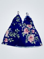 Blue Floral Nightgown