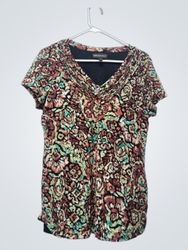 Dana Buchman Women's Size M Made in Vietnam Floral..