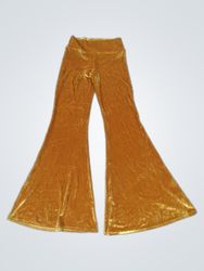 Kapri Couture Velvet Bell Bottom Pants
