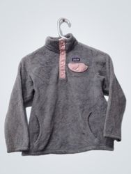 Patagonia Gray Fleece Snap-T Pullover