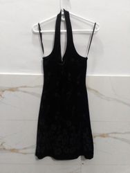 Robe noire « All That Jazz » à col halter
