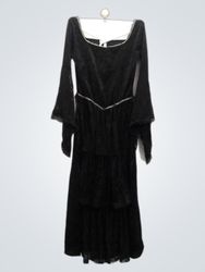Amscan Black Velour Dress