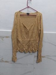 Coolwear USA crochet sweater