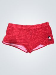Shorts vermelhos do Mickey Mouse