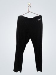 Juicy Couture Black Velour Track Pants