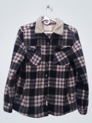 Soho Threads Plaid Sherpa Lined Jacket