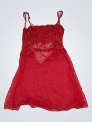 Red Lace Chemise