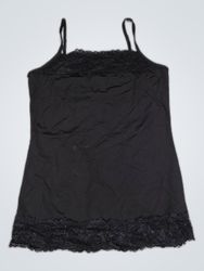 Black Lace Trim Camisole