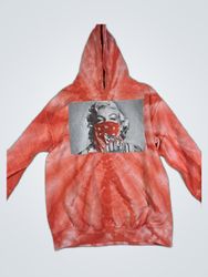 GILDAN Heavy Blend Tie-Dye Hoodie with Marilyn Mon..