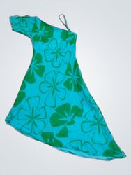 Banana Republic Ein-Schulter Blumenkleid