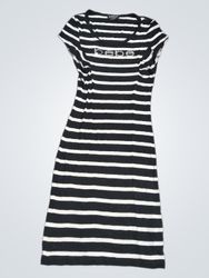 Bebe Striped Knit Dress