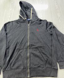 Polo Ralph Lauren Grey Zipper Hoodie