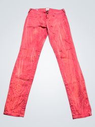 True Religion "Brand Jeans" Red Tie-Dye Denim Jean..