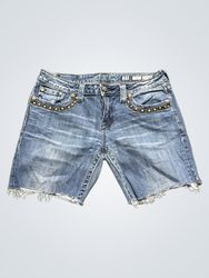 Miss Me Jeans Embellished Denim Shorts