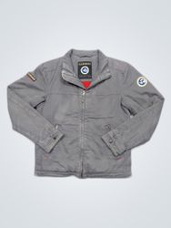 Napapijri Gray Zip-Up Jacket