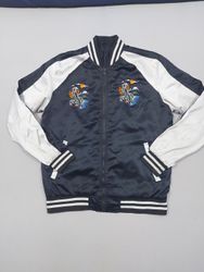 Unbranded Embroidered Satin Bomber Jacket