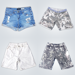 Distressed Denim Shorts Bundle