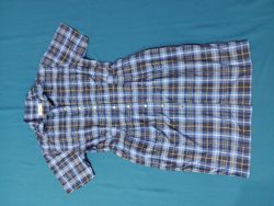 Burberry Blue Plaid Shirt